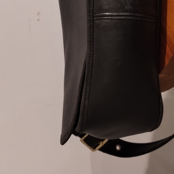 Coach Leather Crossbody Bag Vintage Black Patricia's Legacy Shoulder Bag 9951 - Picture 13 of 17